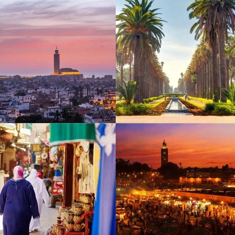 Local market in Morocco